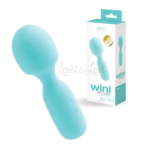 Vedo Wini Rechargeable Mini Wand Tease Me Turquoise Buy in Singapore LoveisLove U4Ria 