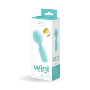 Vedo Wini Rechargeable Mini Wand Tease Me Turquoise Buy in Singapore LoveisLove U4Ria 