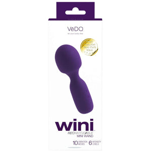 Vedo Wini Rechargeable Mini Wand Tease Me Buy in Singapore LoveisLove U4Ria 