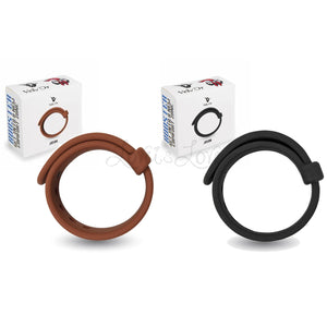 Velv'Or Rooster Jason Size Adjustable Firm Strap Design Silicone Cock Ring Brown buy in Singapore LoveisLove U4ria