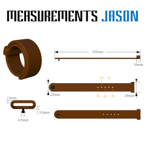Velv'Or Rooster Jason Size Adjustable Firm Strap Design Silicone Cock Ring Brown buy in Singapore LoveisLove U4ria