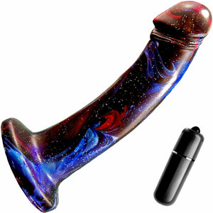 Vixen Creations Leo Vibe VixSkin Realistic Dildo Chrome Galaxy buy at LoveisLove U4Ria Singapore