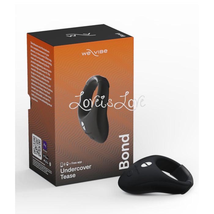 We-Vibe Bond App or Remote Control Vibrating Cock Ring Black