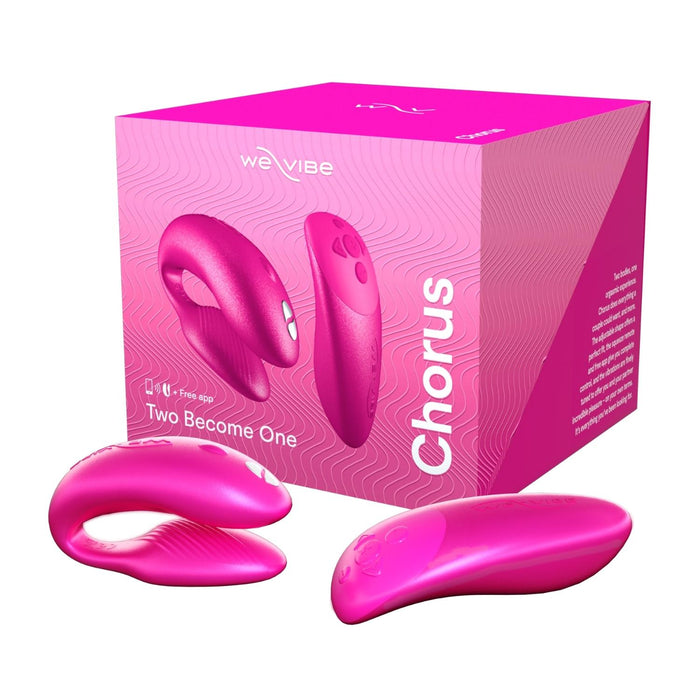 We-Vibe Chorus Couples Vibrator With New Squeeze Control *Free  Come Together Cards & Socks!