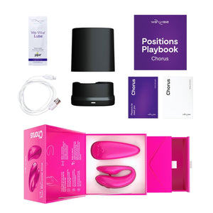 We-Vibe Chorus Couples Vibrator With New Squeeze Control *Free  Come Together Cards & Socks!
