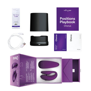 We-Vibe Chorus Couples Vibrator With New Squeeze Control *Free  Come Together Cards & Socks!