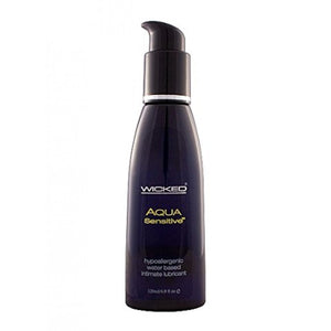 Wicked Aqua Sensitive Hypoallergenic Water-Based Lubricant 4 fl oz 120 ml buy in Singapore LoveisLove U4ria