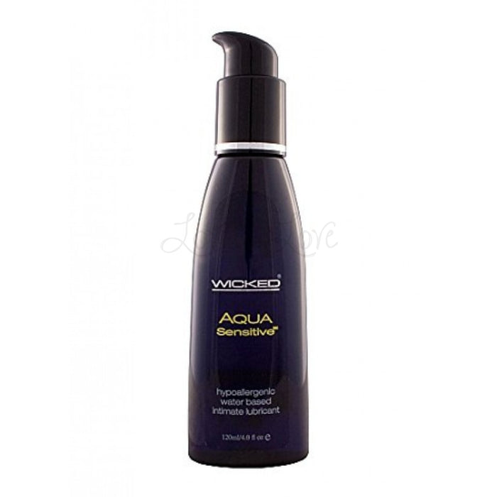 Wicked Hypoallergenic Aqua Sensitive Water-Based Lubricant 4 fl oz 120 ml