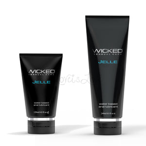 Wicked Jelle Water-Based Anal Gel Lubricant 120 ml or  240 ml