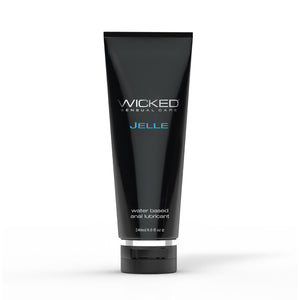 Wicked Jelle Water-Based Anal Gel Lubricant 120 ml or  240 ml