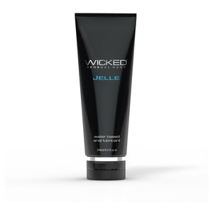 Wicked Jelle Water-Based Anal Gel Lubricant 120 ml or  240 ml