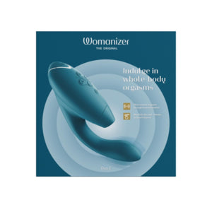 Womanizer Duo 2 Silicone Rechargeable Clitoral Rabbit Vibrator (Authorized Dealer) love is love buy sex toys singapore u4ria Petrol