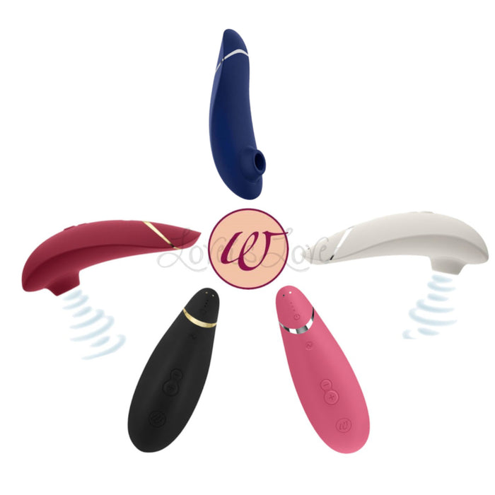 Womanizer Premium 2 Clitoral Stimulator (Premium Retailer)(Free WOMANIZER Mini & 18K GOLD-PLATED BOOB NECKLACE)