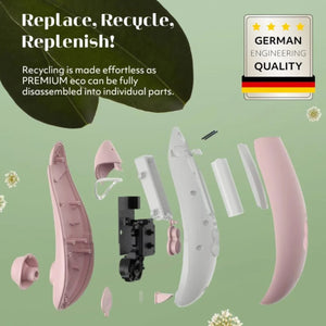 Womanizer Premium Eco Rechargeable Clitorial Stimulator Pink buy in Singapore LoveisLove U4ria