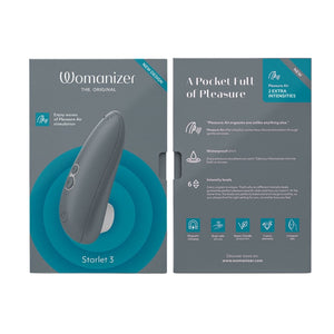 Womanizer Starlet 3 Rechargeable Clitoral Stimulator Turquoise, Indigo, Violet, Pink, Gray Love Is Love u4ria Buy In Singapore Sex Toys