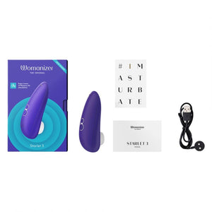 Womanizer Starlet 3 Rechargeable Clitoral Stimulator Turquoise, Indigo, Violet, Pink, Gray Love Is Love u4ria Buy In Singapore Sex Toys