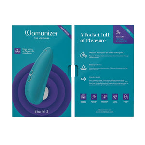 Womanizer Starlet 3 Rechargeable Clitoral Stimulator Turquoise, Indigo, Violet, Pink, Gray Love Is Love u4ria Buy In Singapore Sex Toys