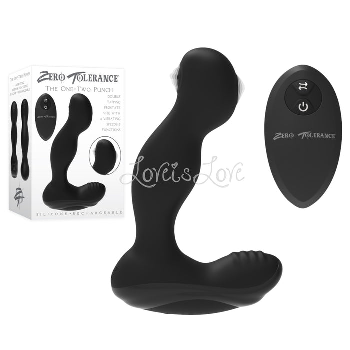 Zero Tolerance One-Two Punch Remote Controlled Prostate Vibrator