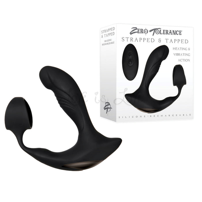 Zero Tolerance Strapped and Tapped Heating Vibrating Prostate Massager
