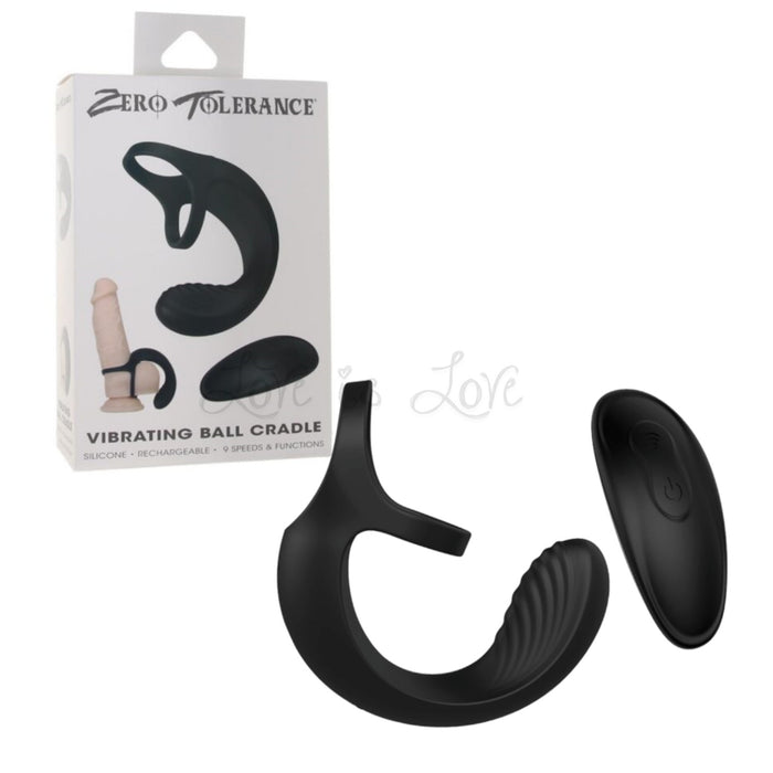 Zero Tolerance Vibrating Ball Cradle Remote-Controlled Cock Ring