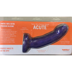 Tantus Acute Dildo Midnight Purple 100% Ultra-Premium Silicone Body-Safe buy at LoveisLove U4Ria Singapore