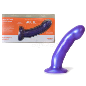 Tantus Acute Dildo Midnight Purple 100% Ultra-Premium Silicone Body-Safe buy at LoveisLove U4Ria Singapore