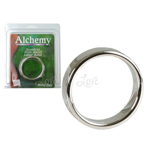 Alchemy Metallics Seamless Wide Metal Band In Large Size 2 Inch Diameter Cock Rings - Metal Cock Rings Calexotics 