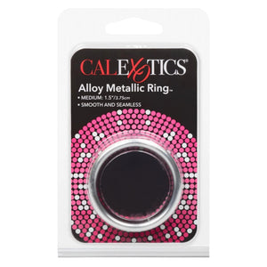 Calexotics Alloy Metallic Ring Medium 1.5 Inch Large 1.75 Inch XL 2 Inch Cock Rings - Metal Cock Rings Calexotics Large 1.75"diameter x 0.75"width, 4.5cm x 2cm