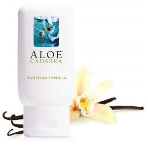 Aloe Cadabra Organic Lubricant Tahitian Vanilla or Natural Aloe 2.5 oz Lubes & Toy Cleaners - Natural & Organic Eldorado Tahitian Vanilla 