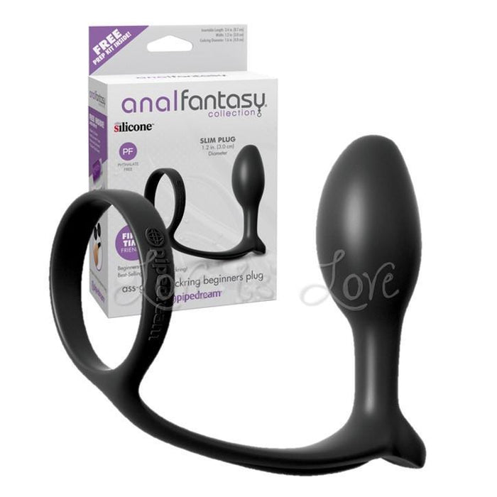 Anal Fantasy Collection Ass-Gasm Cockring Beginners Slim Plug