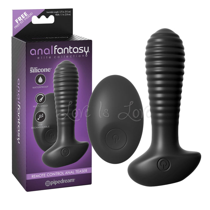 Anal Fantasy Elite Collection Remote Control Anal Teaser  (Included Free 4-Piece Prep Kit)