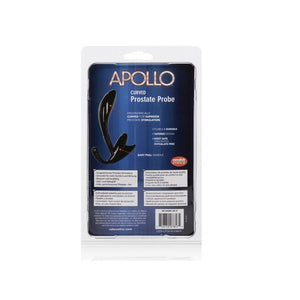 Apollo Curved Prostate Probe Black (Newly Replenished on Jan 19) Prostate Massagers - Other Prostate Toys Apollo by CalExotics 