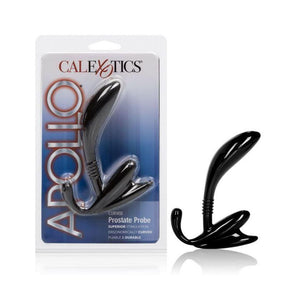 Apollo Curved Prostate Probe Black (Newly Replenished on Jan 19) Prostate Massagers - Other Prostate Toys Apollo by CalExotics 