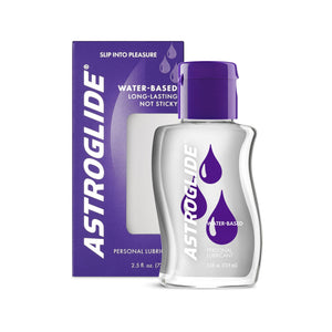 Astroglide Water-based Lubricant 2.5 oz or 5 oz (New Packaging - Newly Replenished on Apr 19) Lubes & Toy Cleaners - Water Based Astroglide 2.5 fl oz (73.9 ml) 