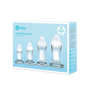 b-Vibe Glass Anal Dilators Set Buy in Singapore LoveisLove U4Ria