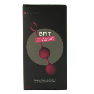 B Swish BFit Classic Kegal Balls Powder Pink For Her - Kegel & Pelvic Exerciser B Swish 