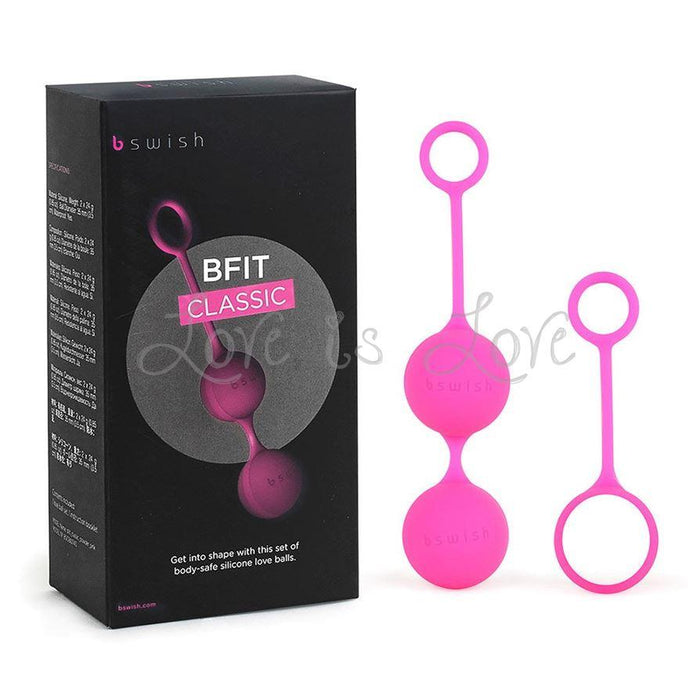 B Swish BFit Classic Kegal Balls Powder Pink