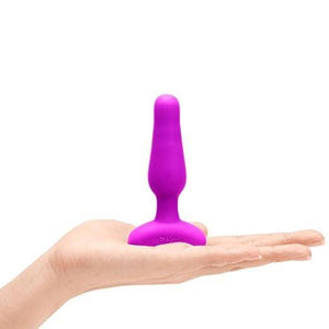 b-Vibe Remote Control Novice Vibrating Silicone Plug Black or Fuchsia (Newly Replenished on Jan 19) Anal - Anal Vibrators b-Vibe 