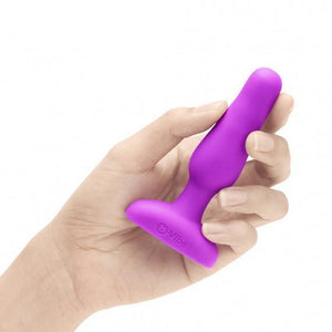 b-Vibe Remote Control Novice Vibrating Silicone Plug Black or Fuchsia (Newly Replenished on Jan 19) Anal - Anal Vibrators b-Vibe 