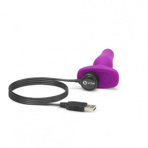 b-Vibe Remote Control Novice Vibrating Silicone Plug Black or Fuchsia (Newly Replenished on Jan 19) Anal - Anal Vibrators b-Vibe 