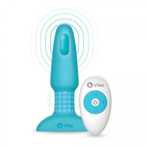 b-Vibe Remote Control Rimming 2 Vibrating Silicone Plug Teal or Black (Latest Version) Anal - Premium Luxury Anal Toys b-Vibe 