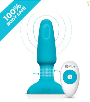 b-Vibe Remote Control Rimming 2 Vibrating Silicone Plug