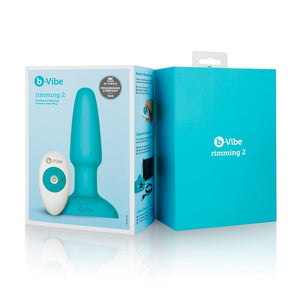 b-Vibe Remote Control Rimming 2 Vibrating Silicone Plug