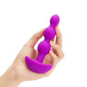 b-Vibe Triplet Anal Beads Black or Fuchsia (Newly Replenished on Jan 19) Anal - Anal Vibrators b-Vibe 