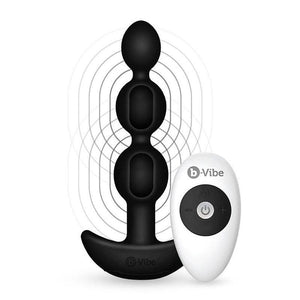 b-Vibe Triplet Anal Beads Black or Fuchsia (Newly Replenished on Jan 19) Anal - Anal Vibrators b-Vibe 