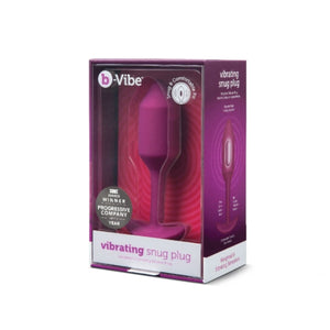 B-Vibe Vibrating Snug Plug Weighted Balls Plug Buy in Singapore LoveisLove U4Ria