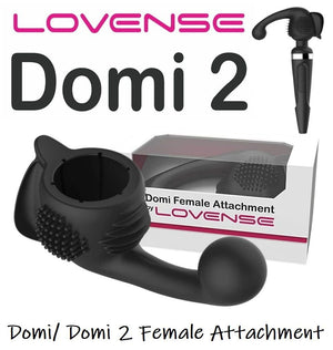 Lovense Domi Wand Attachment Black Male or Female Buy in Singapore LoveisLove U4Ria