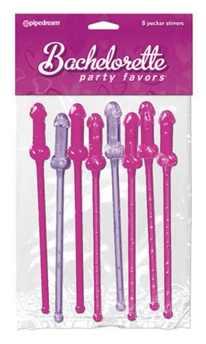 Bachelorette Party Favors Party Cocktail Pecker Stirrers Gifts & Games - Bachelorette Pipedream Products 