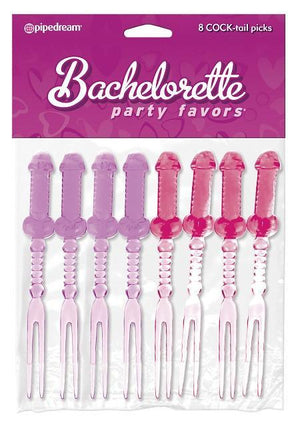 Bachelorette Party Favors Party Cocktail Picks 8 Pieces Gifts & Games - Bachelorette Pipedream Products 