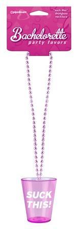 Bachelorette Party Favors Suck This Shot Glass Necklace Gifts & Games - Bachelorette Pipedream Products 